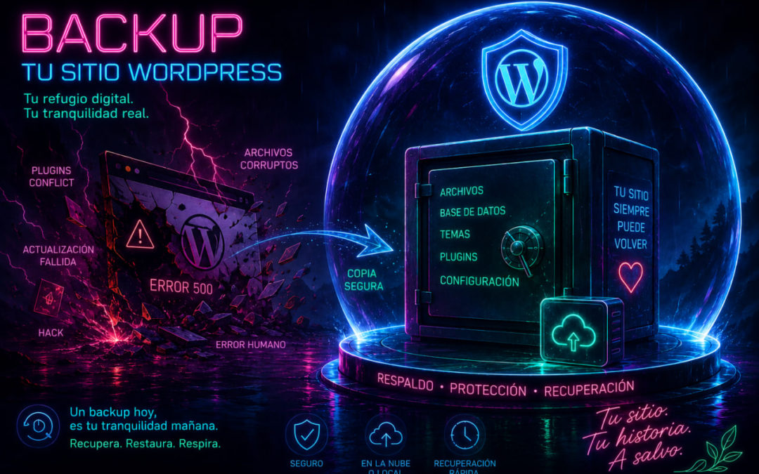 Guía para respaldar tu sitio WordPress